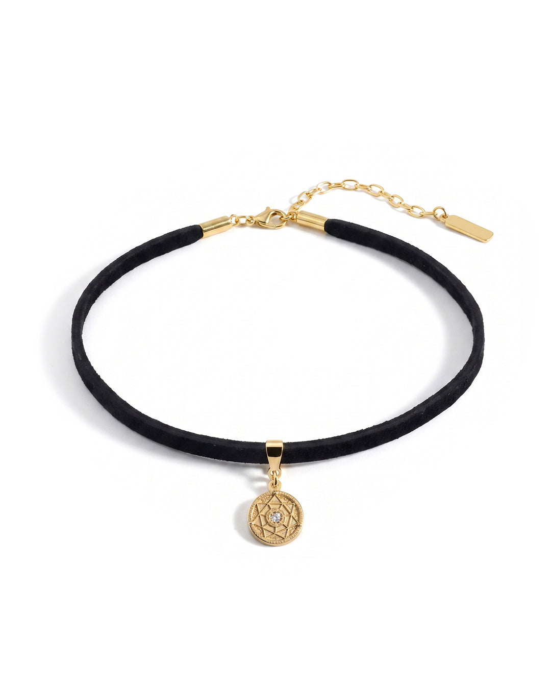 Nocna Ochrona — czarny choker Talizman 7 Archaniołów WAY 6