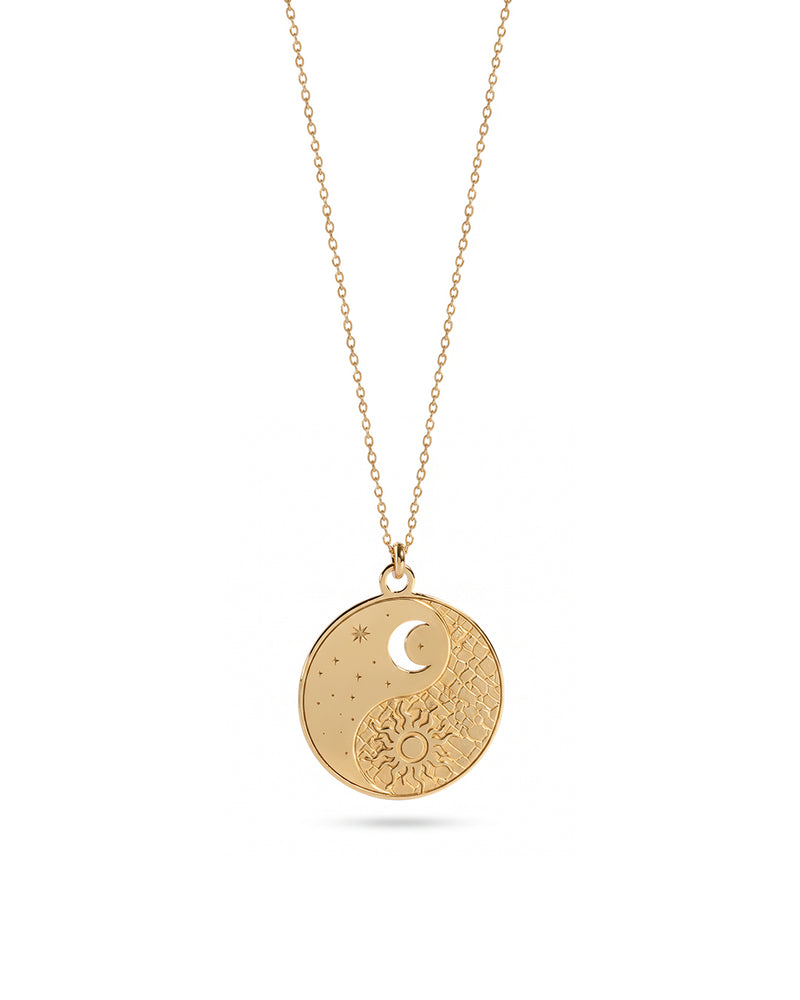 Équilibre de lumière - collier Lune Yin Yang WAY 3